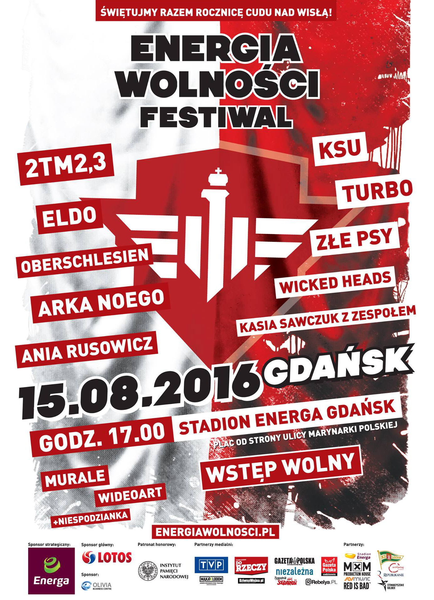 Energia Wolności Festiwal - plakat